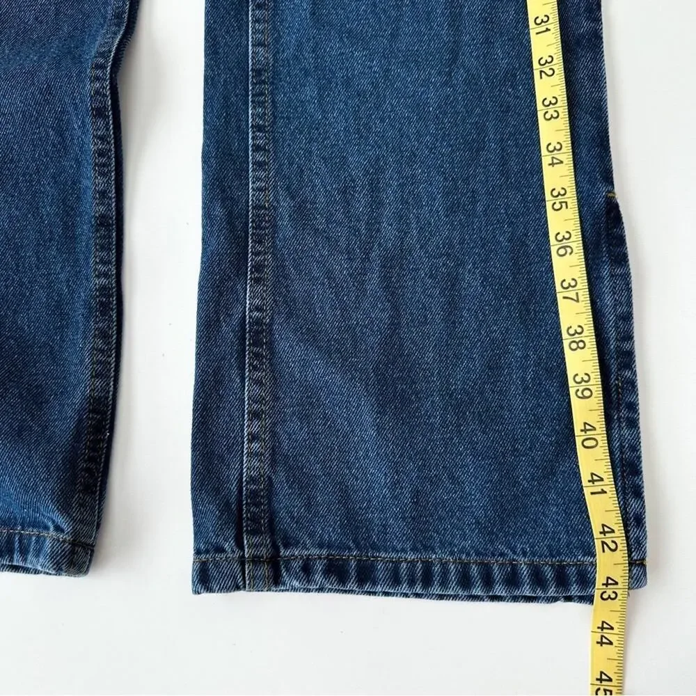 NA-KD Split Hem High Waist Denim Jeans - Picture 9 of 12